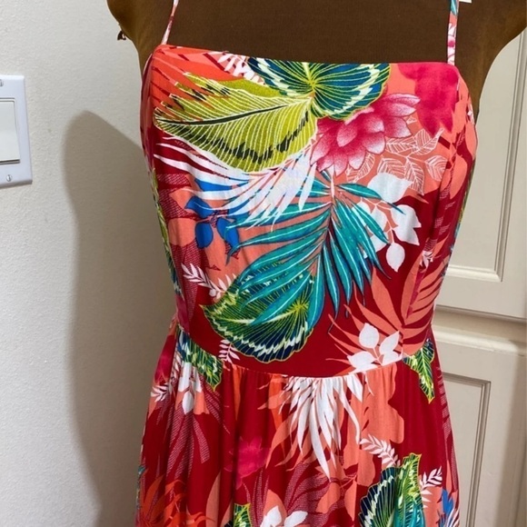 EXPRESS FLORAL MAXI DRESS FOR SUMMER SIZE MEDIUM - Picture 8 of 11
